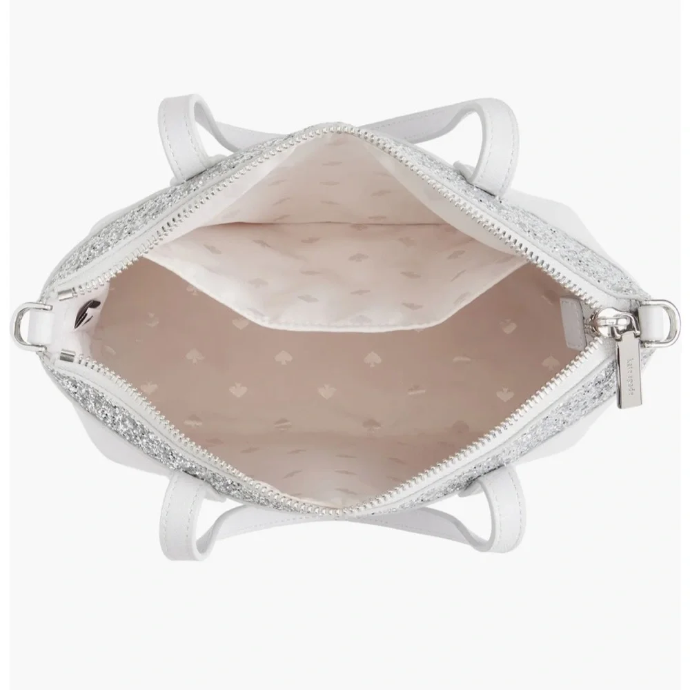 Kate Spade Flash Glitter Satchel, NWT